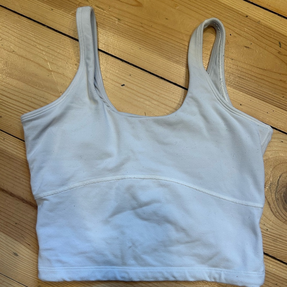 Aritzia White Tri-Action Top